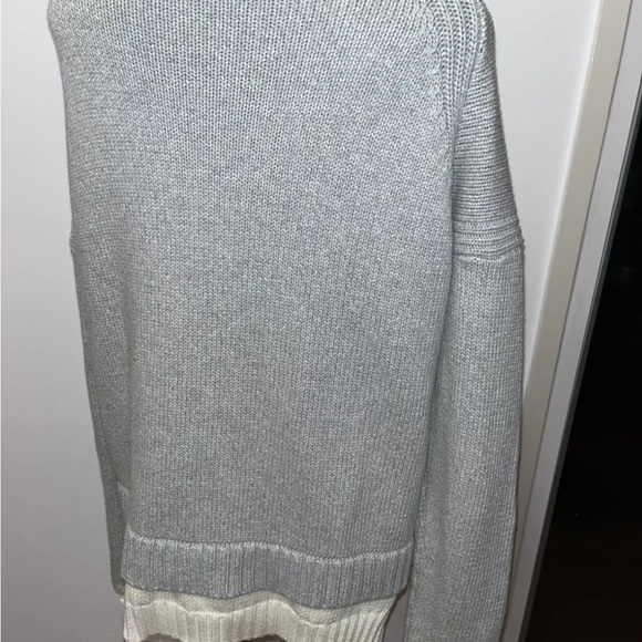 Derek Lam 10 Crosby  gray knit pullover sweater Oversized - Picture 5 of 5